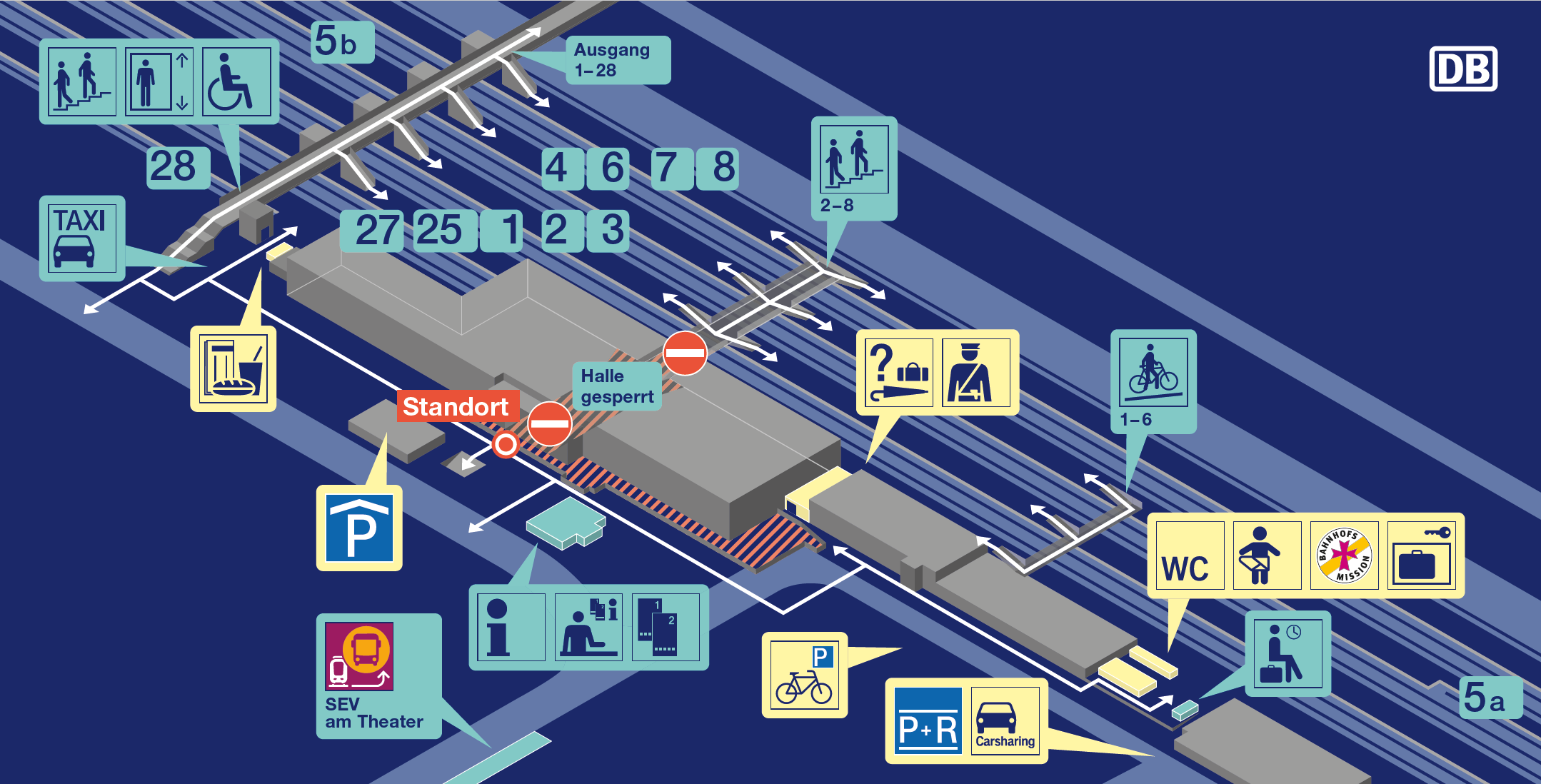 Veränderungen am Ulmer Hauptbahnhof und ZOB